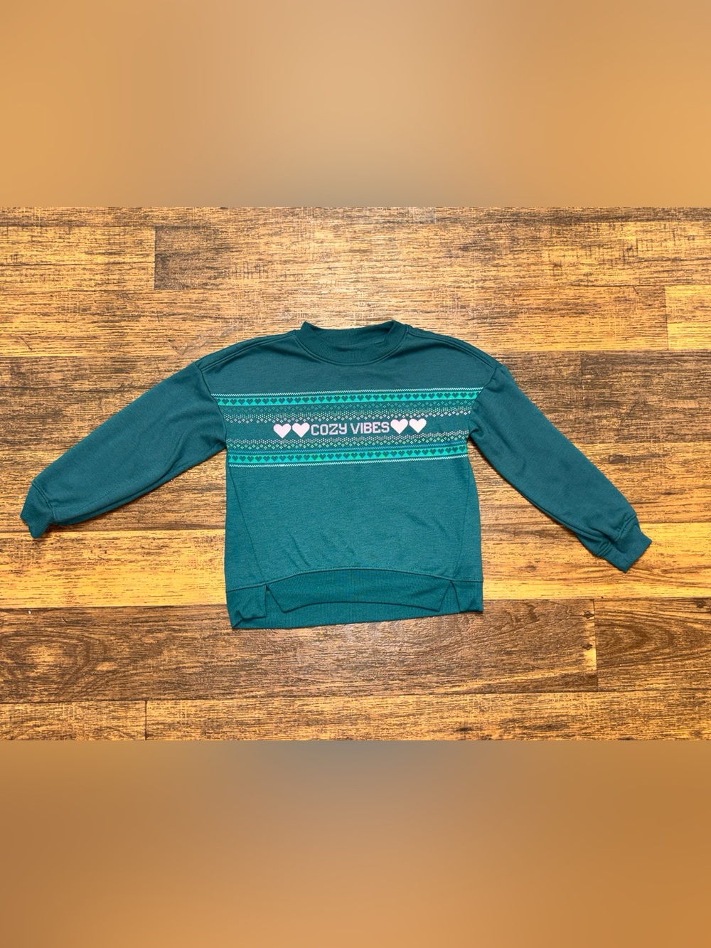 art class Teal "Cozy Vibes" Girls' Sweatshirt